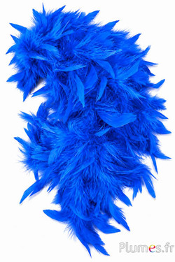Hahnenboa chandelle - 10 cm - blau